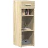 Sideboard Sonoma Oak 30x42.5x93 Cm Engineered Wood