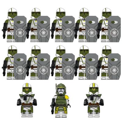Star Wars Comandante Doom Soldado Destructor Bloque de Construcción Juguete Minifiguras Colección de 13 Personajes Modelo con Articulaciones Móviles Construcción Creativa