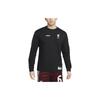 Nike Ss23 Sweter z okrągłym dekoltem z nadrukiem literowym Męska bluza czarna FD4024-010