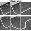 1m Silicone Kitchen Bathroom Water Stopper Blocker Strip Shower Non-slip Dry And Wet Separation Strips Door Bottom Sealing Strip