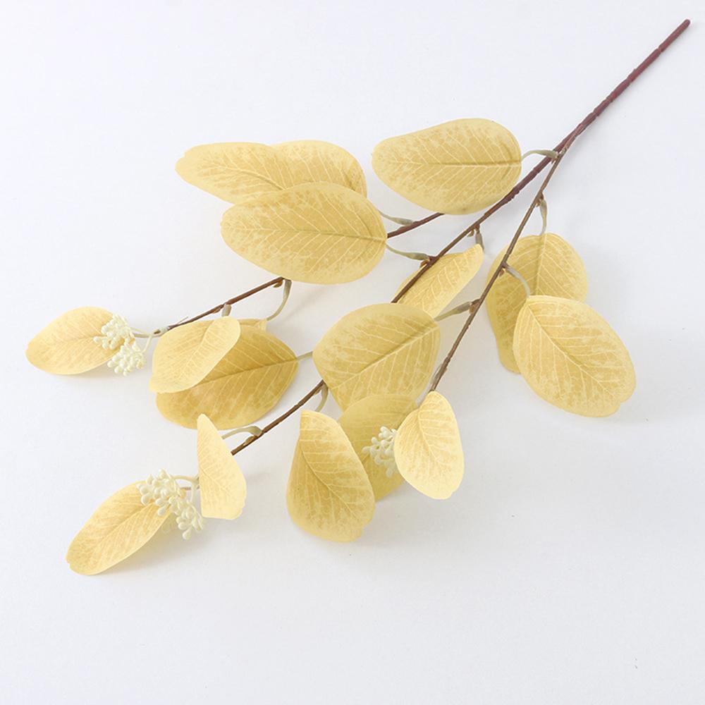 Gift Home Decor Photography Prop Leaves With Fruits Bridal Bouquet Simulation Plants Branches Artificial Eucalyptus Stems