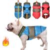 Pet Supplies Dog Clothes Autumn and Winter Waterproof Warm Puppy Cotton Coat Reflective Traction Winter Ski Suit Jacket