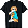 Beagle I Love Mom Apparel, Dog Mom Gifts Womens T-Shirt