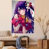 2025 Hot Sell Anime O-Oshi No Ko Hoshino Ai Hanging Bohemian Tapestry Hanging Tarot Hippie Wall Rugs Dorm Japanese Tapestry