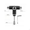 Skate Tool with Ratchet Ratcheting Allen Key Multifunction for Skateboarders,