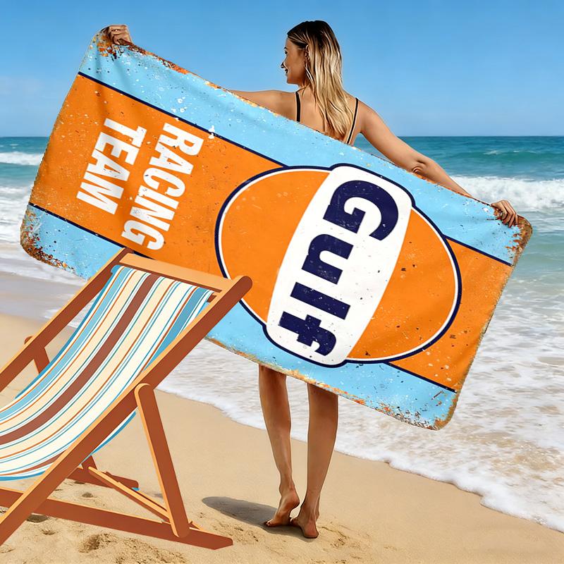Gulf Heritage Beach Towel Beach Soft Outdoor Pool Towel Seaside Swim Comfort Fashion Printing Travel and Vacation Towels