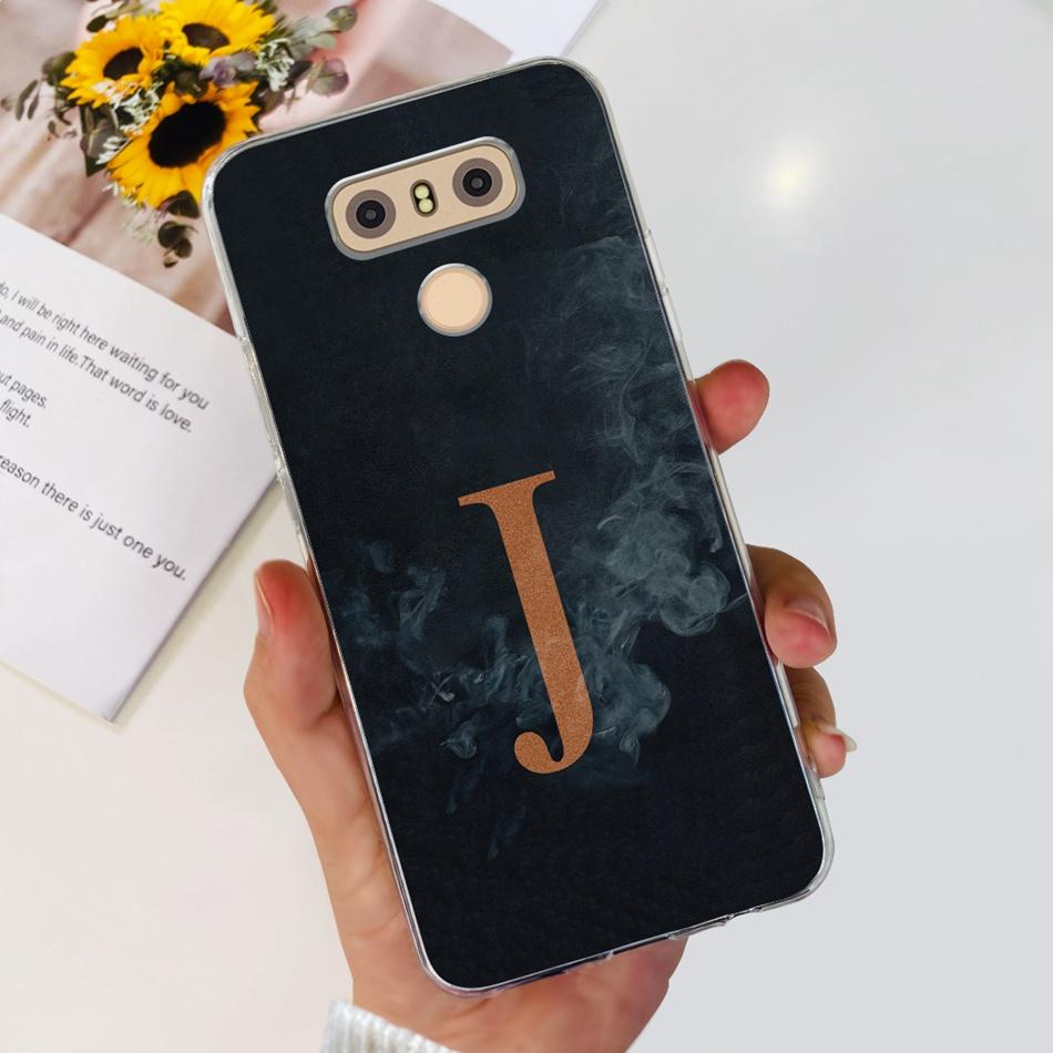 For LG G6 Plus Phone Case LG G6+ G 6 G6plus G600L G600K G600S H870 H871 Fashion Letter Soft Silicone Clear TPU Slim Back Cover