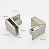 Glass Door Hinge Display Zinc Alloy with Screws Mounted Closer for Cupboard Wardrobe Replacement