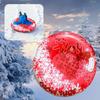 With Handle Snow Sledge Thicken Sledding Tube Practical Inflatable Ski Ring Outdoor