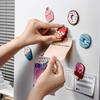 6pcs Nordic Cake Refrigerator Stickers - Three-Dimensional Magnetic Cartoon Decorative Stickers