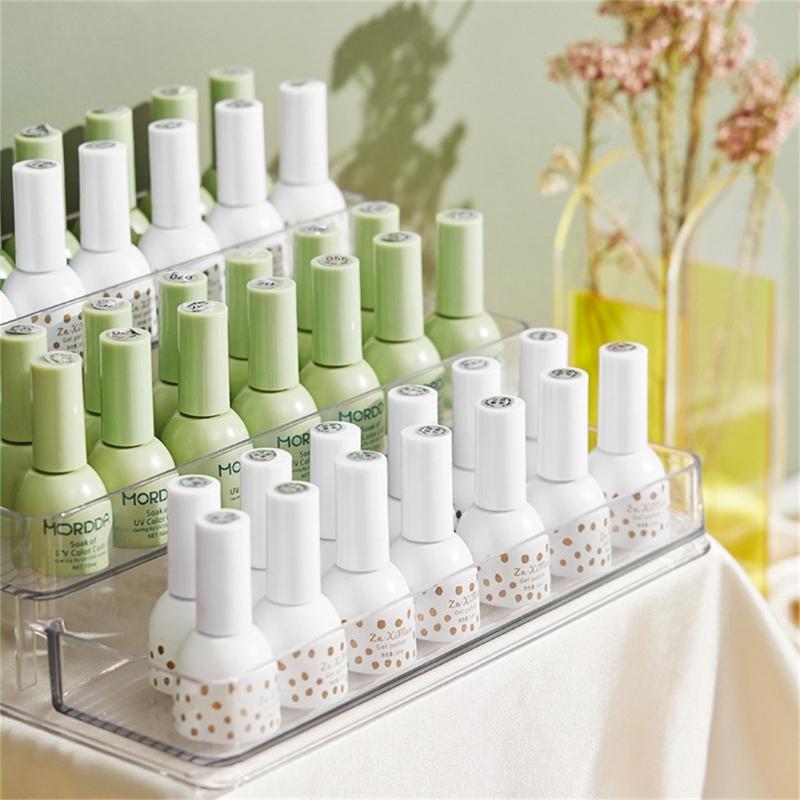 Stylish Doll Display Stand 3 Tiers Desktop Perfumes Shelf Cosmetic Organizer Rack Desktop Makeup Organizer for Women