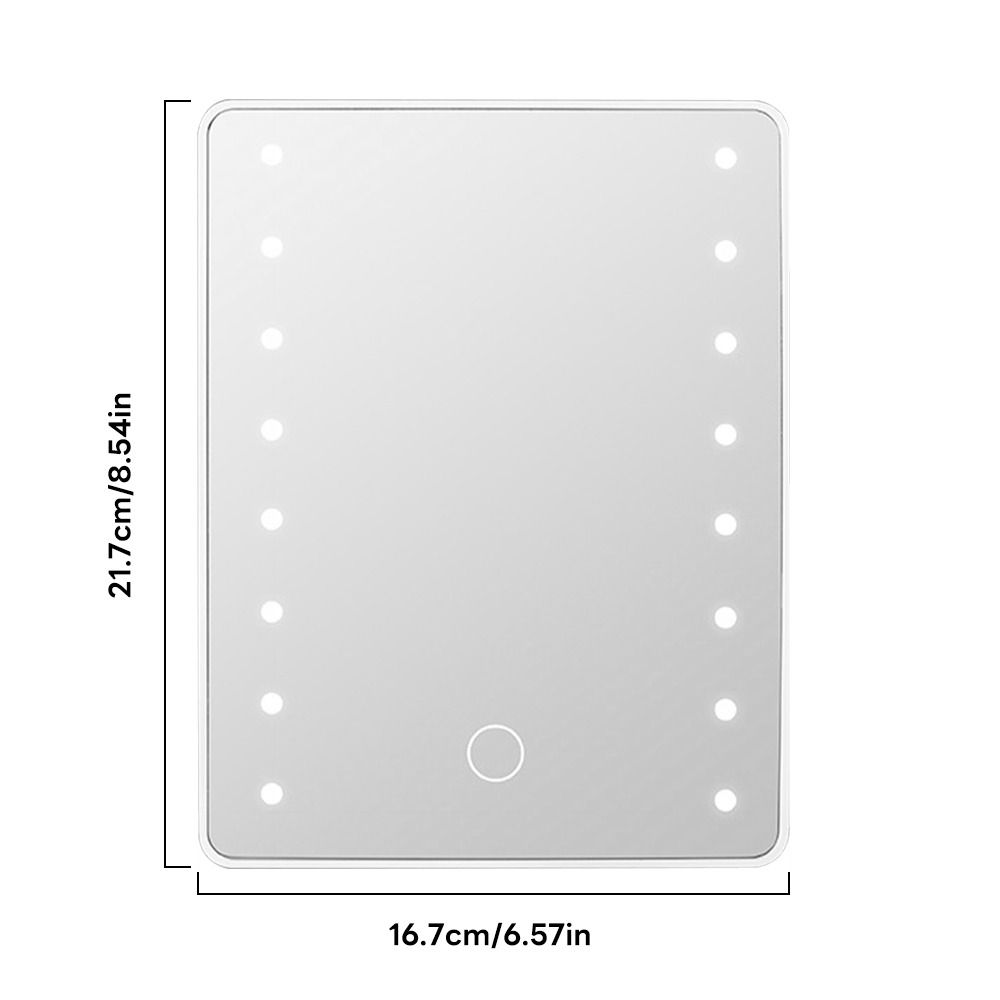 Multipurpose Touch Makeup Mirror Charging Dimmable Table Makeup Mirror 3 Color Light HD Vanity Mirror Dressing Table