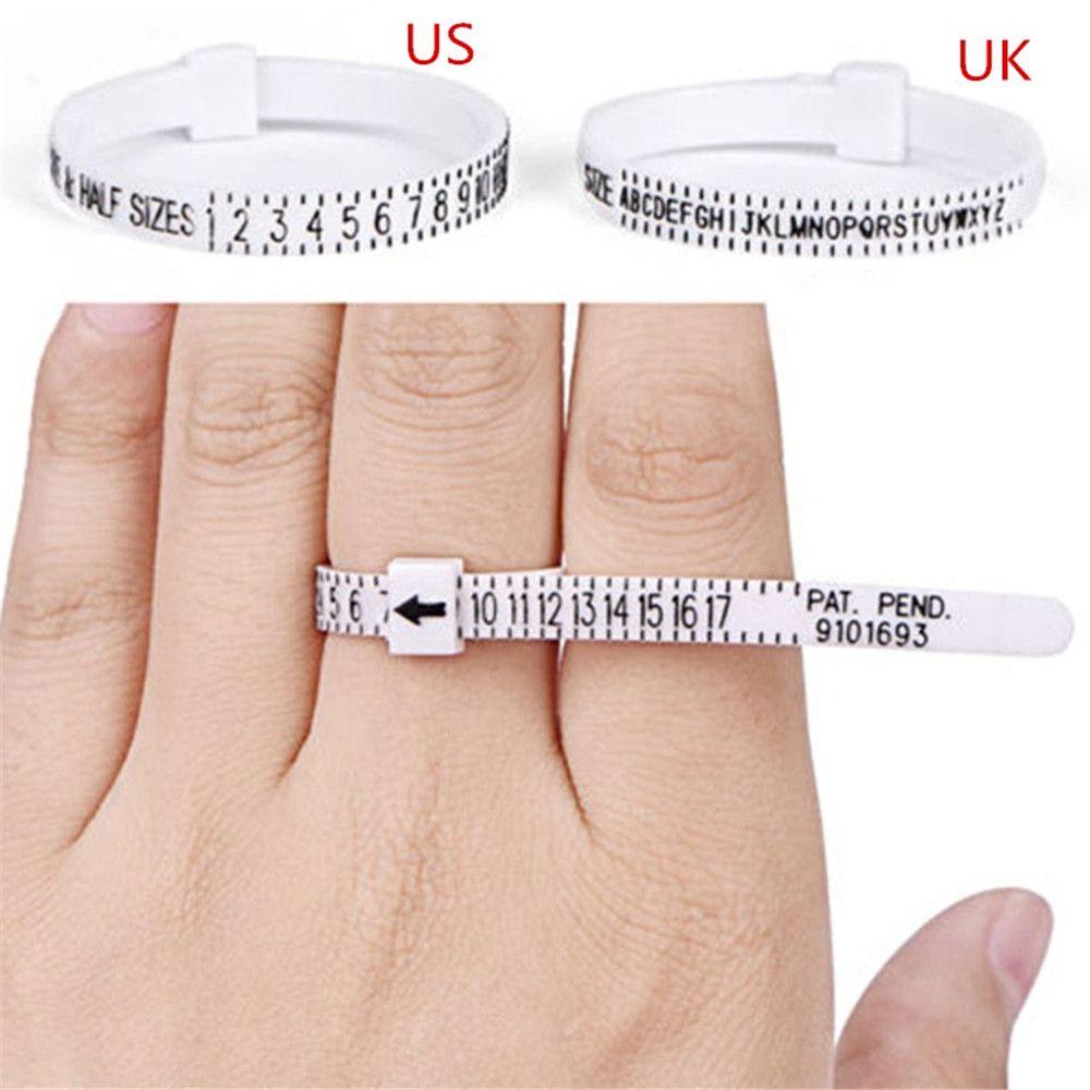 Men and Womens Sizes A-Z UK/US Ring Sizer Measure Wedding Ring Band Genuine Tester Finger Gauge