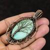 Tree Of Life Chrysoprase Pendant Copper Wire Wrapped Jewelry Amazing Pendant Gemstone Jewelry Gift For Her Gift For Girl Chrysoprase Jewelry