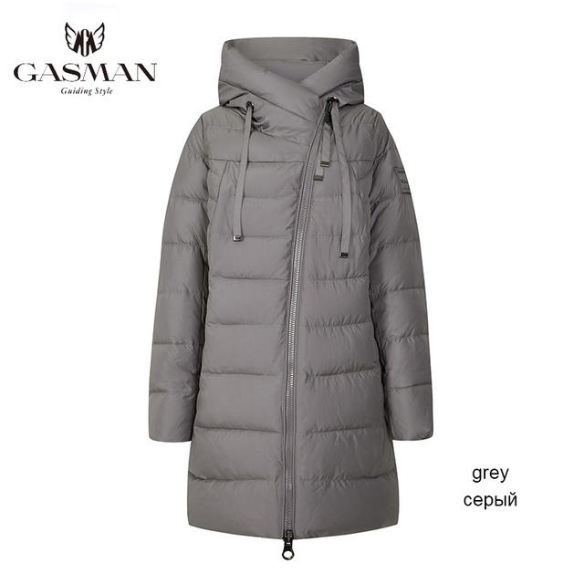 Gasman 2022  Long Puffer Winter Down Jacket Women Thick Coat Women Hooded Parka Warm Female Brand Cotton Clothes Winter  M-180