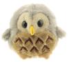 Take Off Gufo Peluche Giocattolo Grigio, Piccolo,