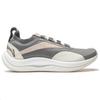 Li Ning Comfortable Casual Non-Slip Shock Absorbing Low-Top Running Shoes Unisex Running Shoes Gray Beige AZGU021-2