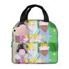 Ben und Holly Cartoon Isolierte Lunchtasche für Damen Kinder Tragbar Lebensmittelboxen Thermische Lunchbox Tragetasche
