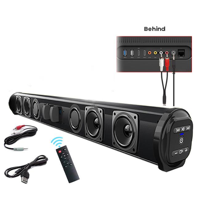 Wireless Bluetooth Sound Bar Speaker System Super Power Sound Speaker Wired Wireless Surround Stereo Home Theater TV Projector