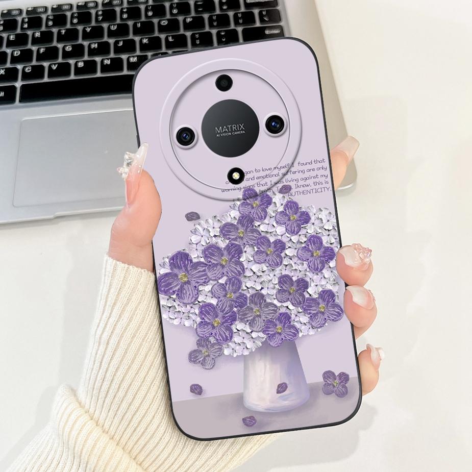 For Honor Magic 5 Lite Case Honor X9A RMO-NX1 Cute Cartoon Painted Cover Soft TPU Phone Case For Honor Magic5 Lite HonorX9a Bags