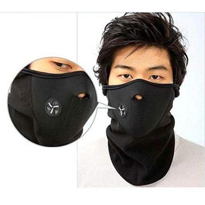 Fahrradmaske warme Outdoor-Masken schwarz staubdicht kalte Gesichtsmaske