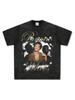 Bruno Mars American T-Shirt Street Fashion Vintage Print Done Old Wash Heavy Loose Short Sleeve Men And Women Alike