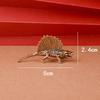 1PC 11 Kinds, Brass Dinosaur Model Decoration Metal Crafts Decoration  Jurassic Tyrannosaurus Triceratops Ankylosaurus Modeling