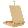 Tabletop Easel Tabletop Easel Box, Beech Wood, Foldable, 27cm X 41.5cm X 74.5cm, Natural