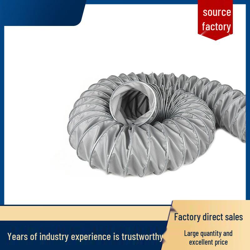 High-Temperature Fiberglass Fire-Retardant Duct Hose