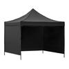 Commercial Tent - - 3x3 M - Black - Water-repellent - Easy To Assemble