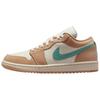 Air  1 Fashion Comfortable Non-Slip Wear-Resistant Low-Top Retro Basketball Shoes Women Sneaker Beige Orange DC0774-130