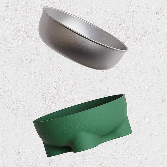 Pet Bowl Non-slip Detachable Double Bowls Dogs Cats Easy To Use No Spills Holds Various Foods Pet Bowl