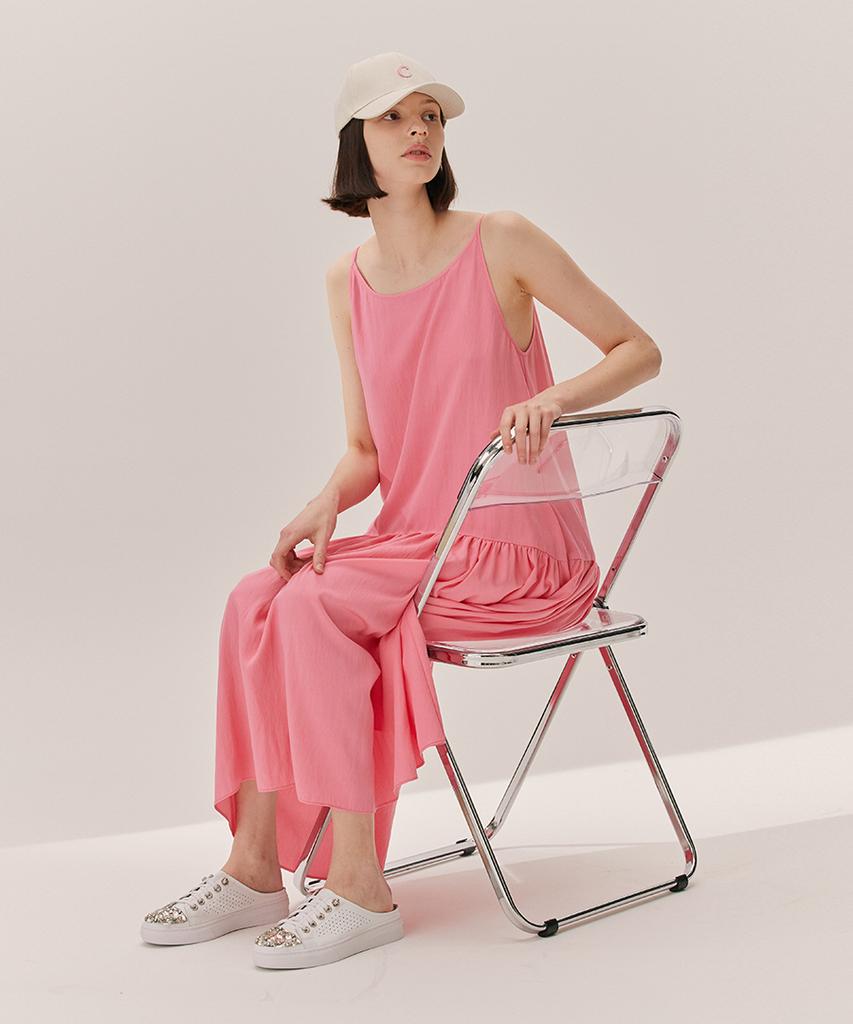Cetu Sleeveless Dress Pink