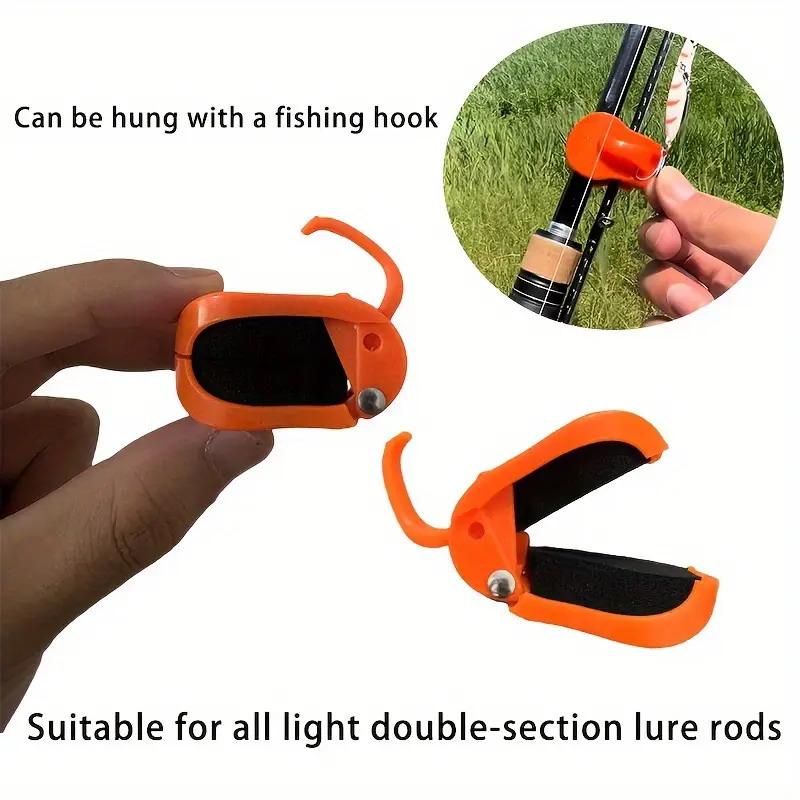 1/2/4Pcs Multifunctional Fishing Rod Holder Fixer Clip Straps Portable Beach Fishing Pole Holder Compact Design Fishing Tools
