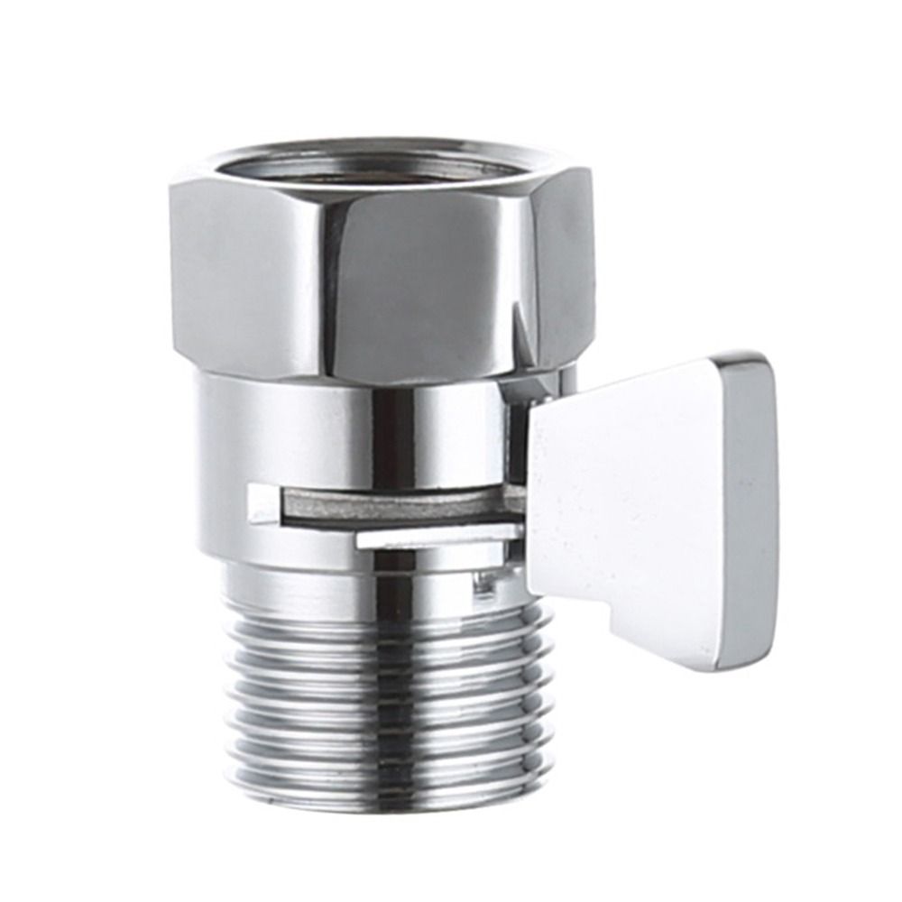 Brass Shower Flow Control Valve Female Male G1/2 Shower Head Shut Off Valve Quick-opening Diverter Valve Handheld Shower Head
