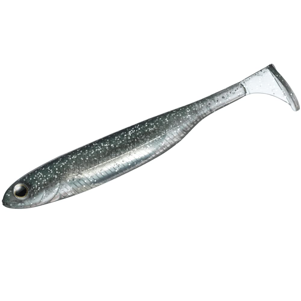 Fish Arrow Flash J Shad Plus SW Glow 4-inch #117 Pink/Silver