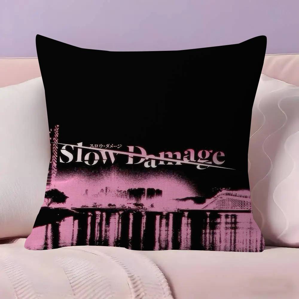 Anime Towa SSlow DDamage Personalized Pillow Dust Cover Bedroom Kids Party Decoration Pillowcase Birthday Children Gift