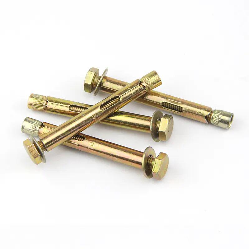 Hex Bolt Floor Expansion Screw for Clothing Rack and Security Door Railings