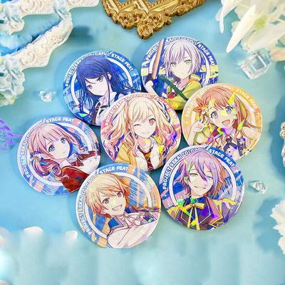 Sekai Project Anime Game Wonderlands Showtime 25 Nightcord Vivid Bad Squad Leo Need More Jump Fantasy Figurines Figure Badge Toy