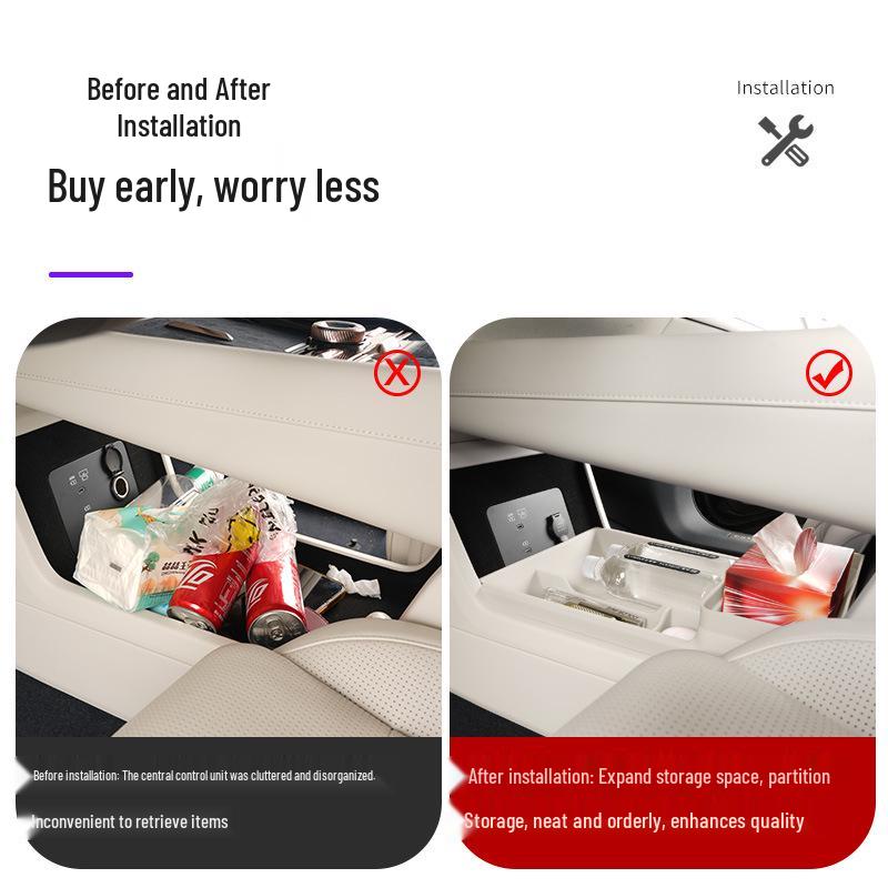 Lynk & Co 900 Siliconen Middenconsole Armsteun Opbergorganizer