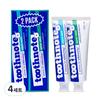 Toothnote Whitening Toothpaste Aqua Mint + Spear Mint 2 Types Set, 200g, 4 Sets