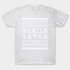 T Shirt Women Funny Hail Satan Ugly Christmas Shirt Pentagram Sk Harajuku Print Kawaii Tshirt Summer Short Sleeve Female T-Shirt Top Tee