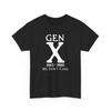 Generation X We Don't Care T-shirt Retro Tee 90s Shirt Rebellion Clothing