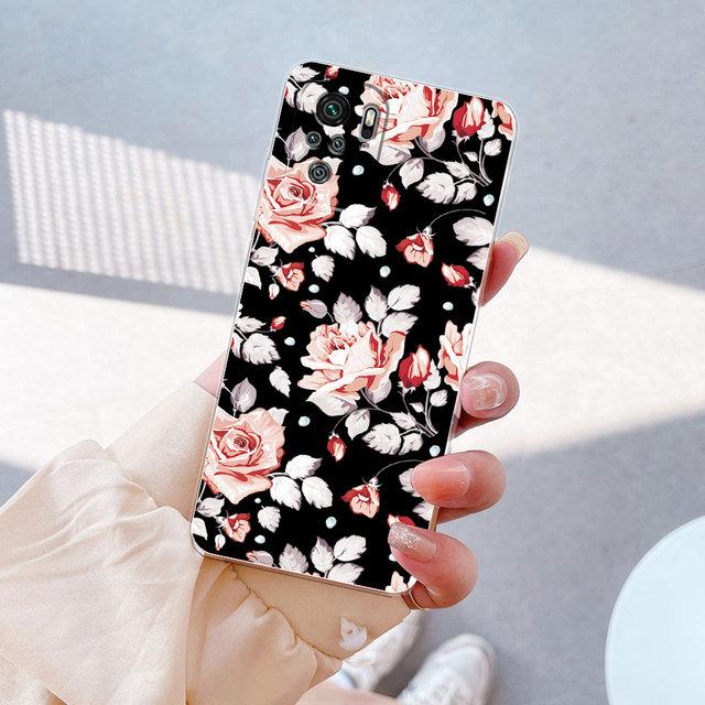 For Xiaomi Redmi Note 10 Case Redmi Note 10s Clear Soft Silicone Phone Case For Redmi Note 10 Pro Back Cover Note10 5G Fundas