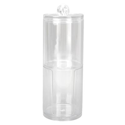 Organisateur Porte-cotons-tiges Professionnel Transparent Maquillage Coton Conteneur Boîte de Rangement pour