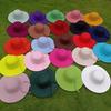 Dámský klobouk francouzský retro buřinka dámský klobouk fedora se širokou vlnitou krempou podzimní a zimní klobouk s mašlí klobouk pro dospělé děti klobouk