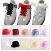 1 pereche Pantofi plați casual moi pentru femei cu șireturi pentru adidași 2,5 cm lățime Accesorii pentru pantofi Șireturi Șireturi din panglică de satin de mătase