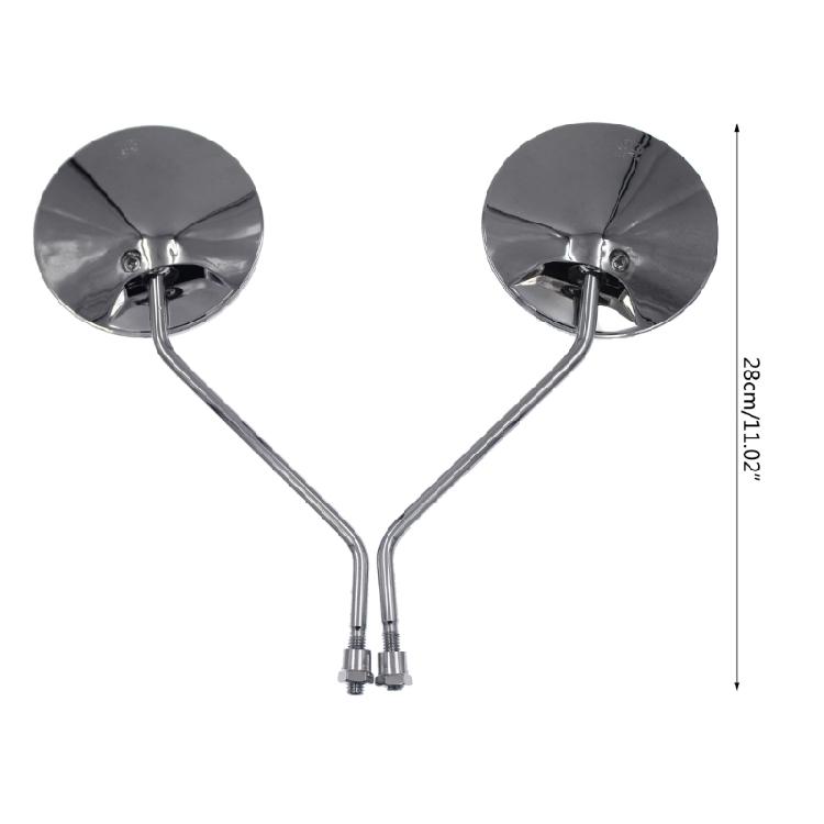 Universal Bicycle Motorcycle Rearview Mirror Adjustable Round Rear View Mirror