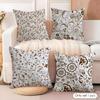 Luxury Khaki Pattern Cushion Cover Soft Plush Fabric DoubleSided Printed Cushion Covers for All Seasons Modern HomeDecor Gift