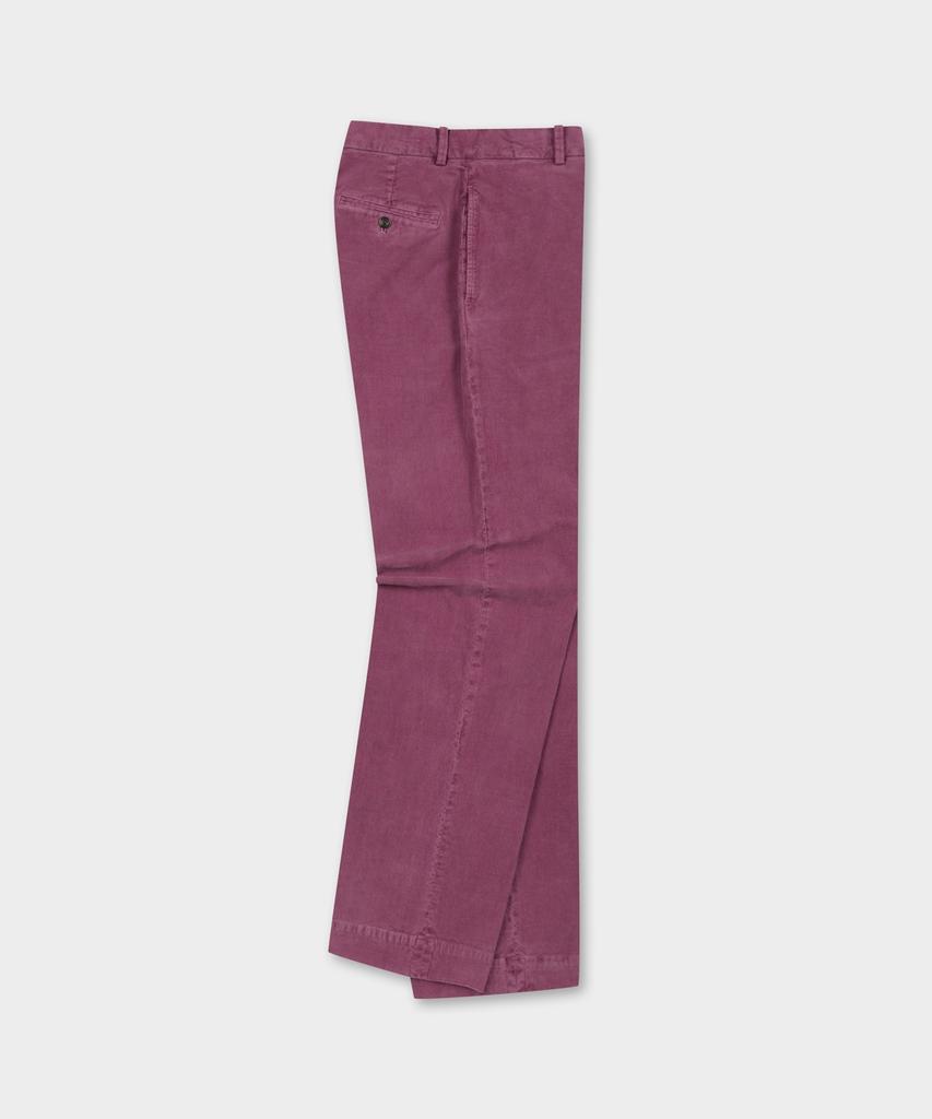 BROOKS BROTHERS Wide Fit Corduroy Garment Dyed Chino Pants (Pink) (Bbpcmnf405)